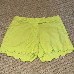 Neon green shorts